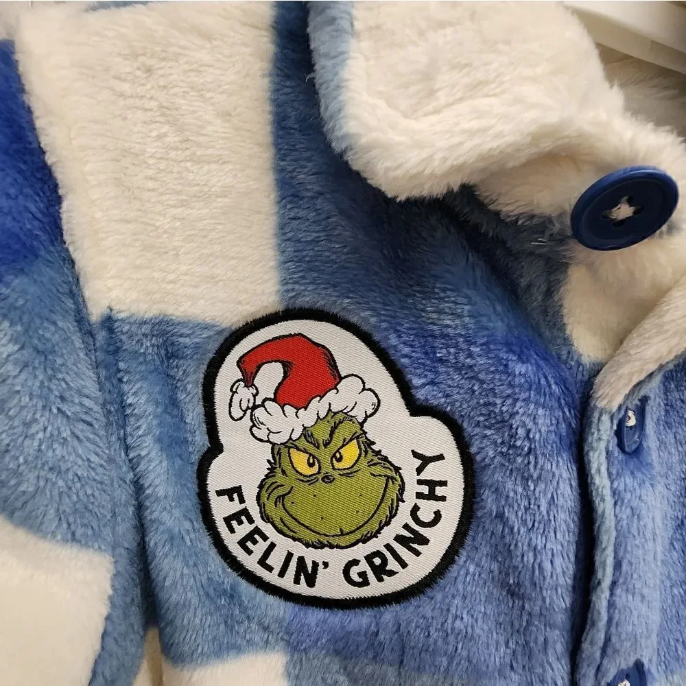 Nwt Baby Boy's The Grinch Printed Jacket, Size 18 months